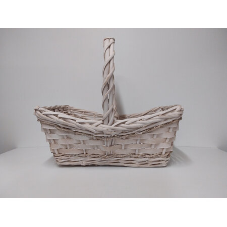 Basket Willow Cream Rectangle 8296