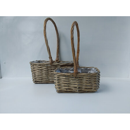 Basket Willow Rectangle 8285