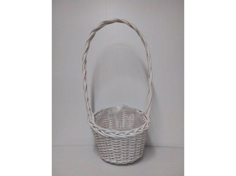 #basket#empty#handle#cane#large#cream#white#dippedfront