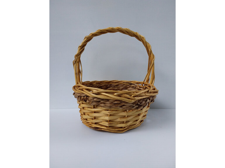 #basket#empty#handle#willow#lmedium#seagrasstrim