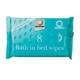 Bath in bed wipes