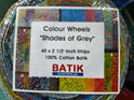 Batik Jelly Roll - "Shades of Grey"