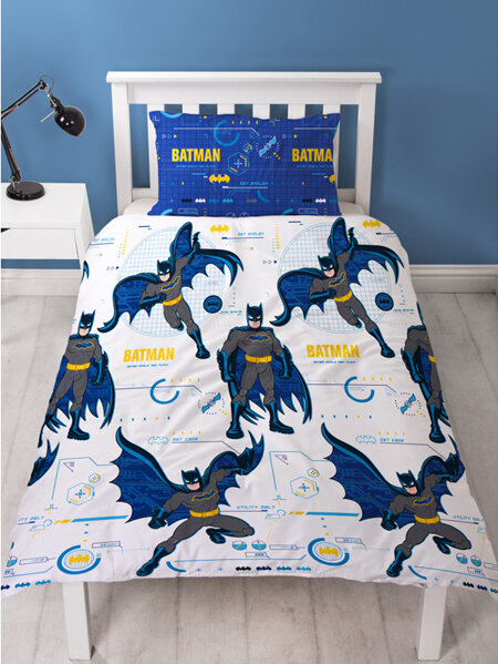 Batman Tech Reversible Single Duvet Cover Set