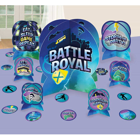 Battle Royal table decorating kit.