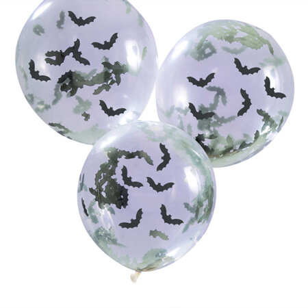 Batty confetti balloon x 5