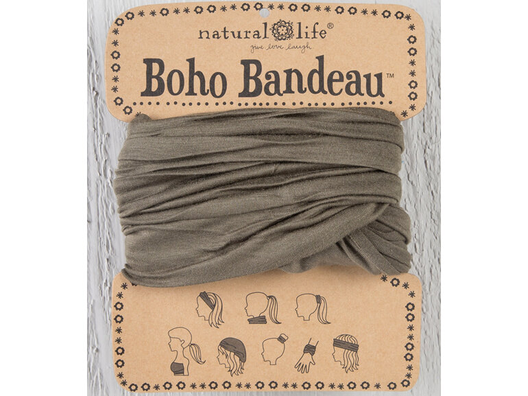 bbw048 boho bandeau hair natural life headband olive