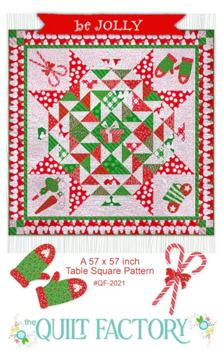 Be Jolly Quilt Pattern by Deb Grogan of The Quilt Factory