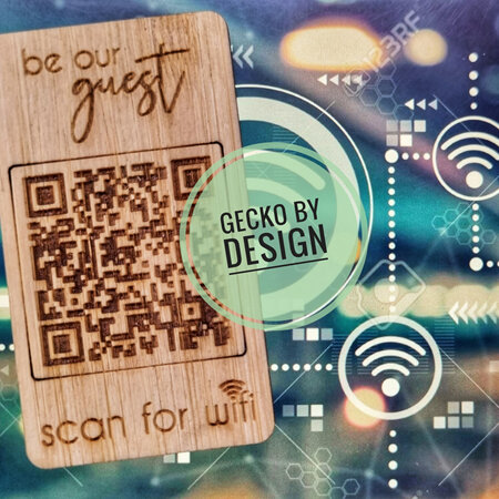Be our Guest Wifi Magnet - with free standard postage