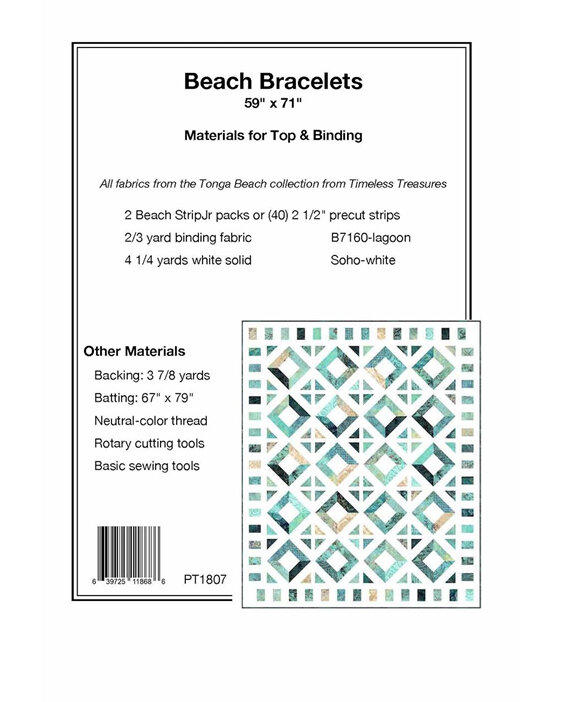 Beach Bracelets from Pine Tree Country Quilts