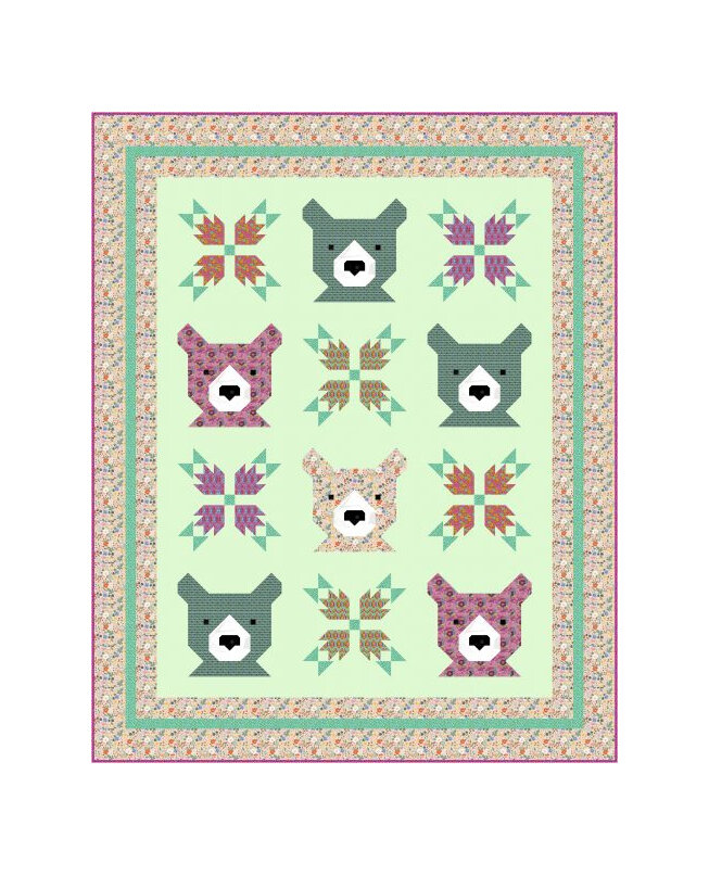 Bear & Bear Paws Quilt Pattern from Sew Fresh Quilts