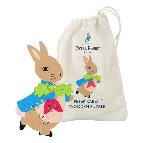 Beatrix Potter Peter Rabbit Wooden 4 Piece Puzzle