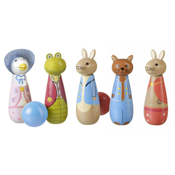 Beatrix Potter Peter Rabbit Wooden Skittles Toy