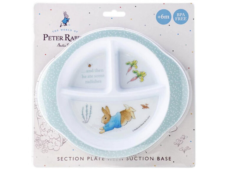 Beatrix Potter Section Plate with Suction Base