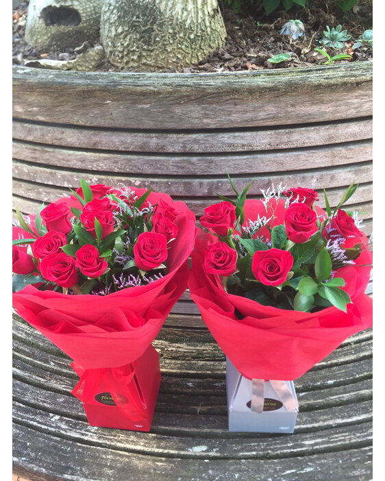 Beautiful red roses for Valentines