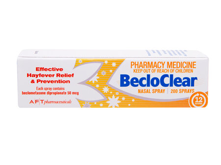 BecloClear Nasal Spray Solution 50mcg