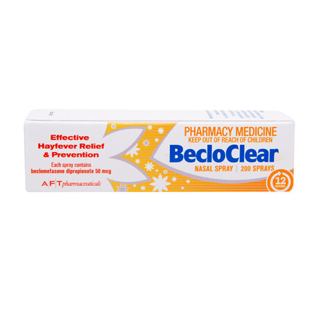 BecloClear Nasal Spray Solution 50mcg