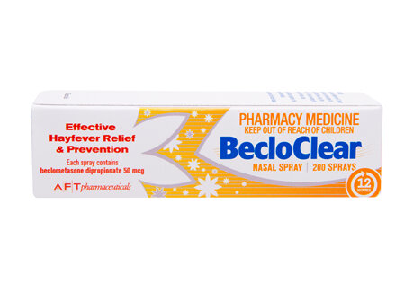 BecloClear Nasal Spray Solution 50mcg