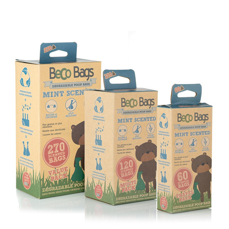 Beco Poo Bags - Mint Scented Degradable
