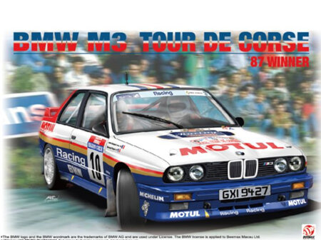 Beemax 1/24 BMW M3 Tour de Corse 87 Winner  (BEE24029)