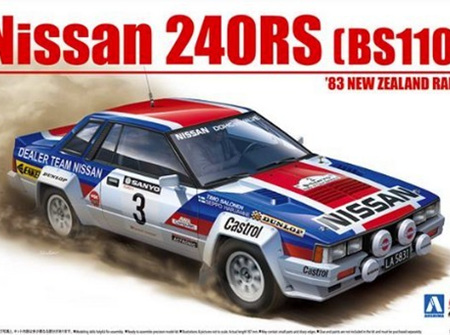 Beemax 1/24 Nissan 240RS '83 New Zealand Rally Ver.
