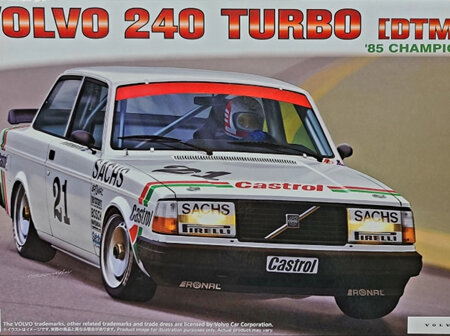 Beemax 1/24 Volvo 240 Turbo DTM '85 Champion (BEE24027)