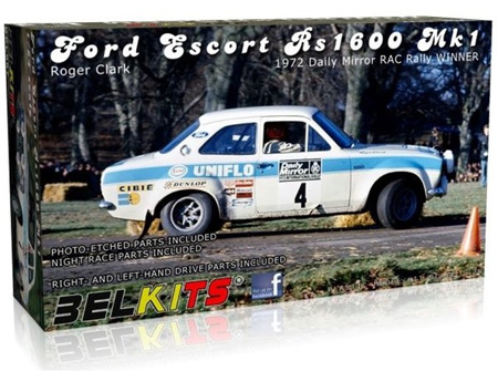 Belkits 1/24 Ford Escort RS1600 MKI Roger Clark