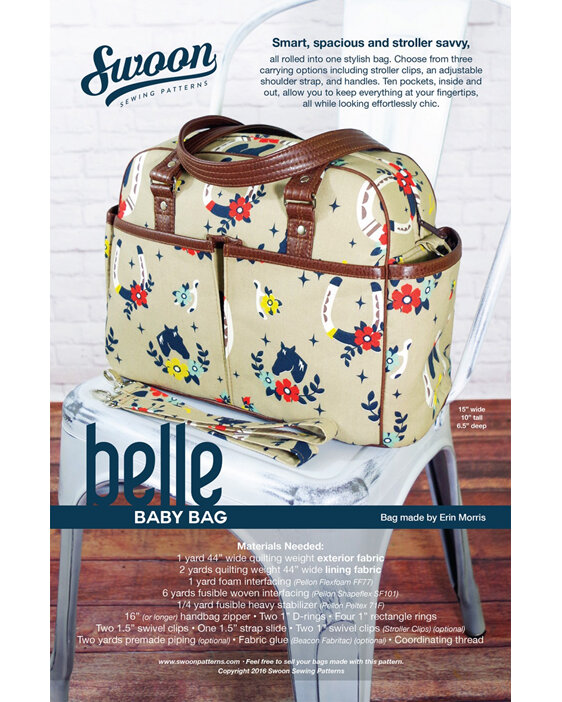 Belle Baby Bag from Swoon Sewing Patterns