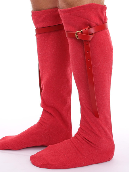 Belt 8 - A Pair of Red Leg Garter Belts