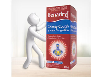 Benadryl Chesty Cough and Nasal Congestion
