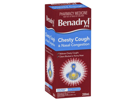 Benadryl Chesty Cough & Nasal Congestion