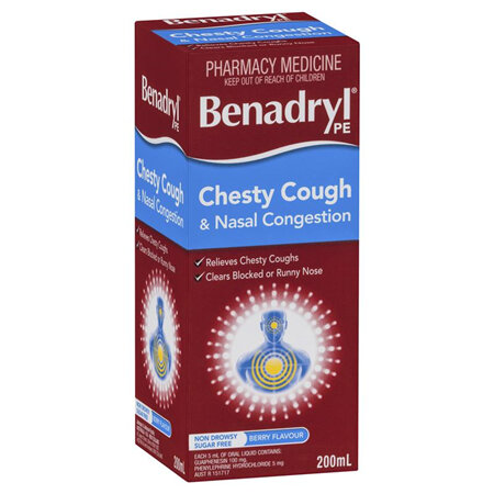 Benadryl Chesty Cough & Nasal Congestion