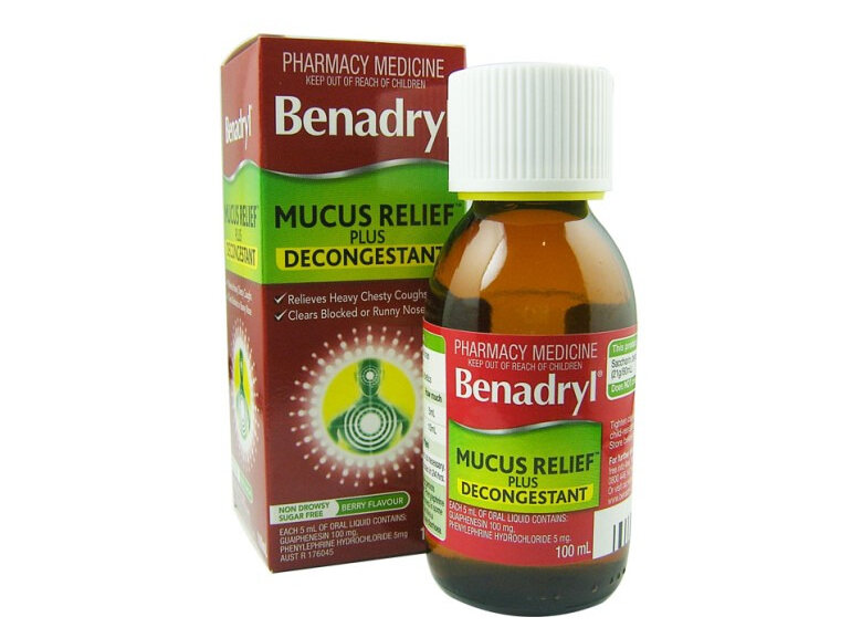 Benadryl PE Mucus Relief Plus Decongestant 100ml