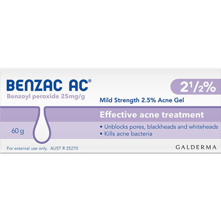 BENZAC 2.5% Acne Gel 60g