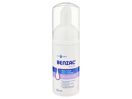 Benzac Spots Daily Foam Cleanser 130mL