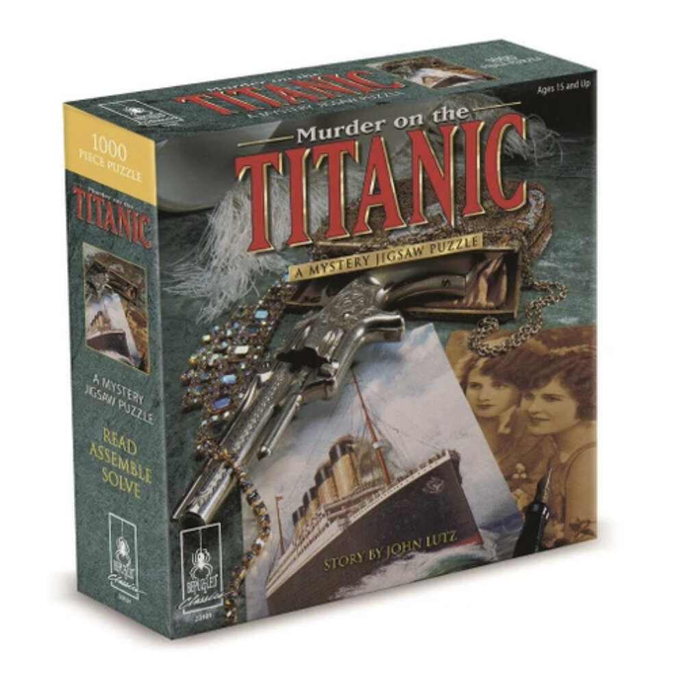 BePuzzled Classic Mystery Jigsaw Puzzle & Story Murder on the Titanic 1000 Piece