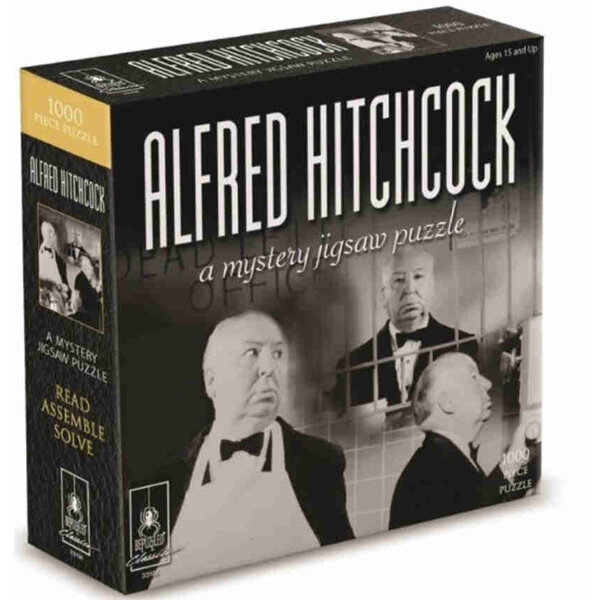 BePuzzled Classics Mystery Jigsaw Puzzle & Story Alfred Hitchcock 1000 Piece