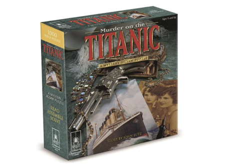 BePuzzled Classics Mystery Jigsaw Puzzle & Story Murder on the Titanic 1000 Piece