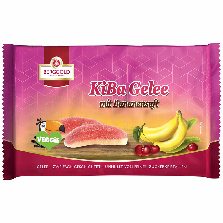 Berggold KiBa Jelly Cherry Banana 210g