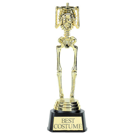 Best costume skeleton trophy