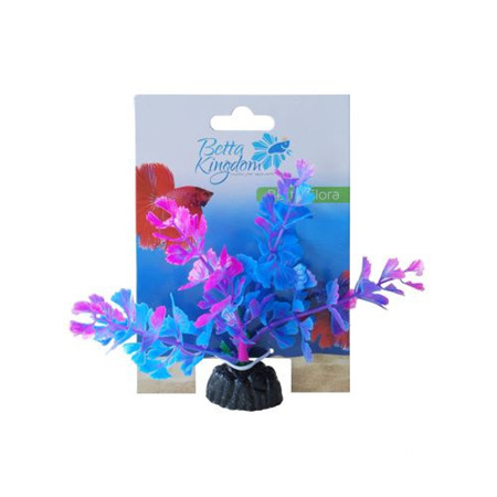 Betta Kingdom Flora Design - Blue/Pink #4