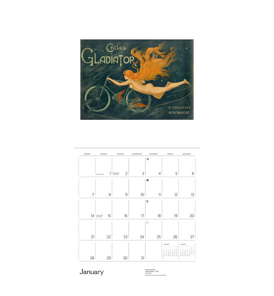 Bicycles 2024 Wall Calendar by Pomegranate