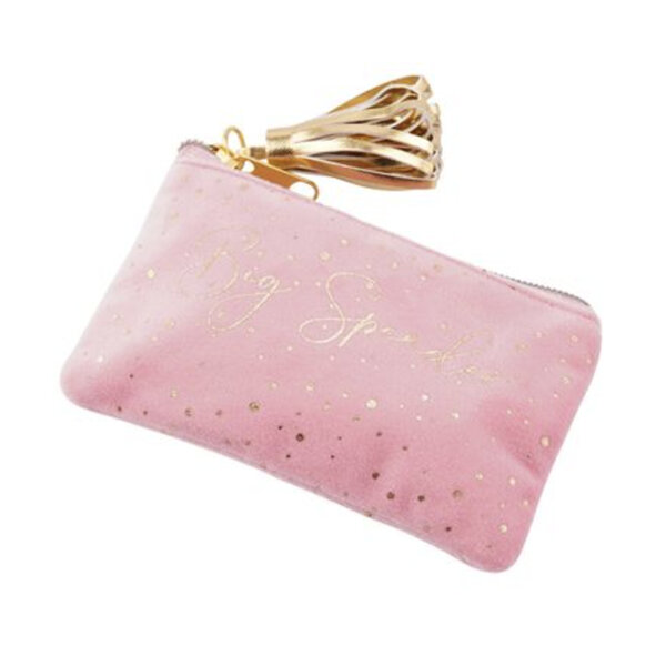 Big Spender Pink Plush Coin or Card Purse