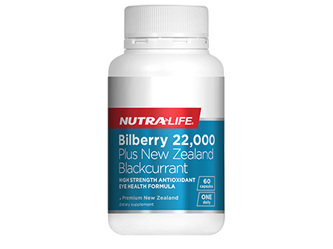 Billberry 22,000 plus NZ Blackcurrant - 60 Caps