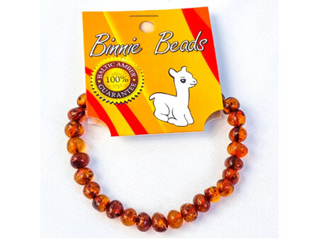 Binnie Beads - Baby Amber Bracelet (Cognac)