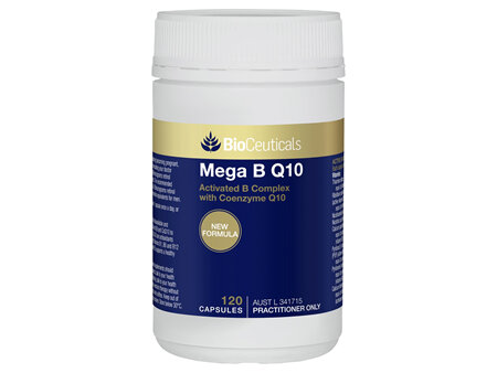 Bioceuticals Mega B Q10 120 Capsules