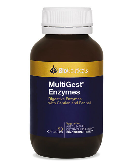 Bioceuticals Multigest Enzymes 90 Capsules