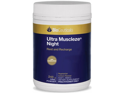 BioCeuticals Ultra Muscleze Night 240g Oral Powder