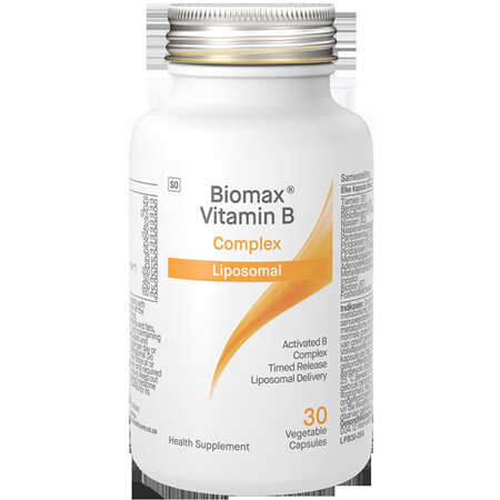 Biomax Activated B Complex 30 Liposomal veggie capsules