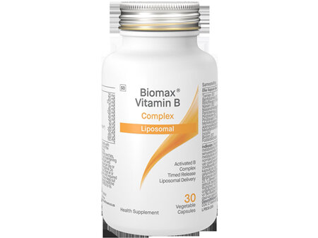 Biomax Activated B Complex 30 Liposomal veggie capsules