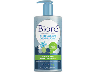 Biore Blue Agave Balancing Pore Cleanser 200mL